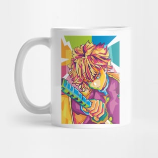 Zenitsu Demon Slayer WPAP Mug